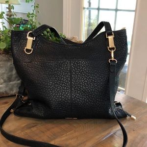 Vince Camuto Black Leather Emely Bag